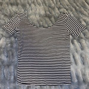 Striped Crop Top